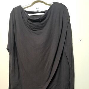 Athleta Charcoal Grey Pullover Hoodie Fleece M